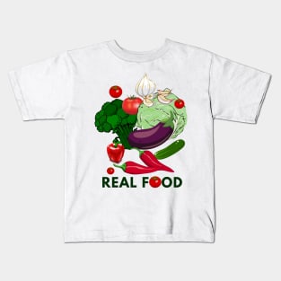 Real Food Organic Kids T-Shirt